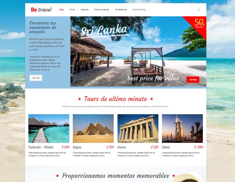web-para-agencia-de-viajes-online