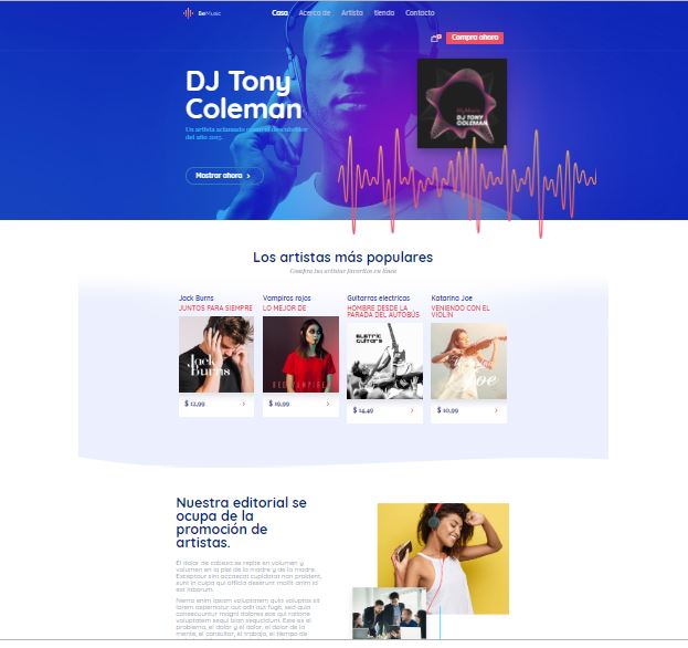 web-para-cantantes